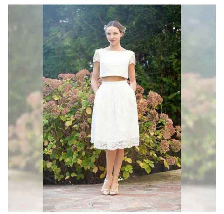 Novias con crop tops - 1