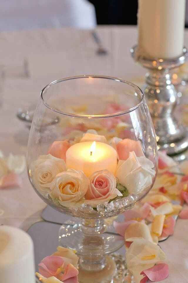 Centros de mesa con velas - 5
