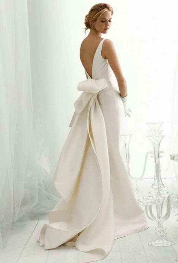 Vestidos de novia con moño - 1
