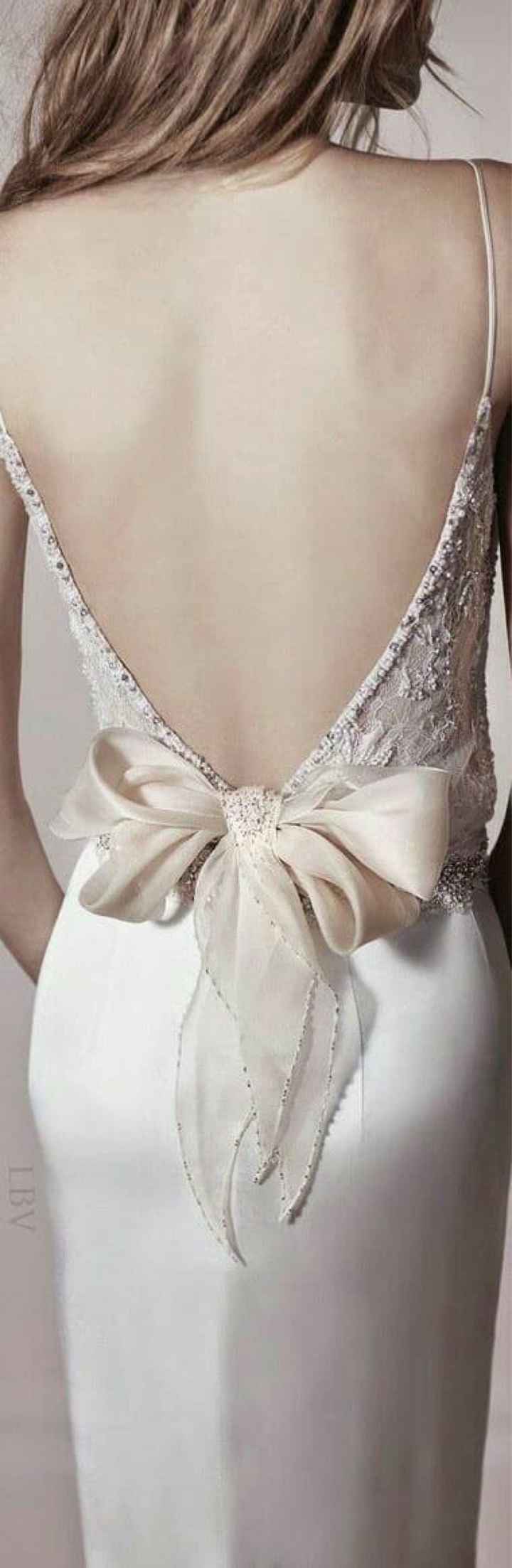 Vestidos de novia con moño - 3