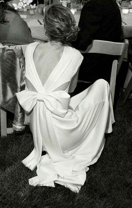 Vestidos de novia con moño - 4