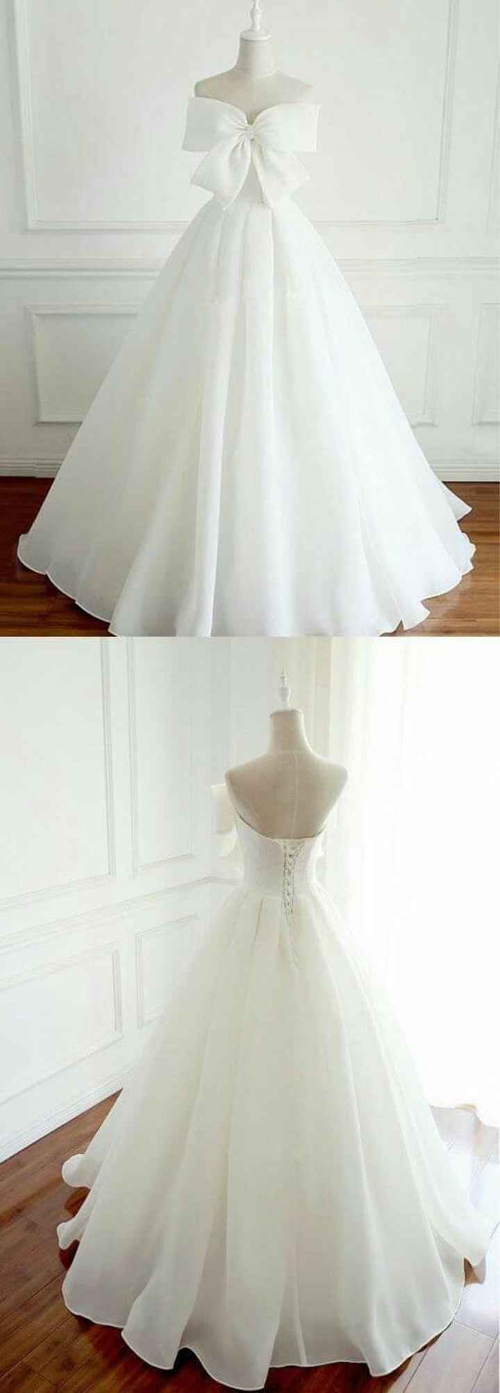Vestidos de novia con moño - 5