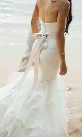 Vestidos de novia con moño - 16