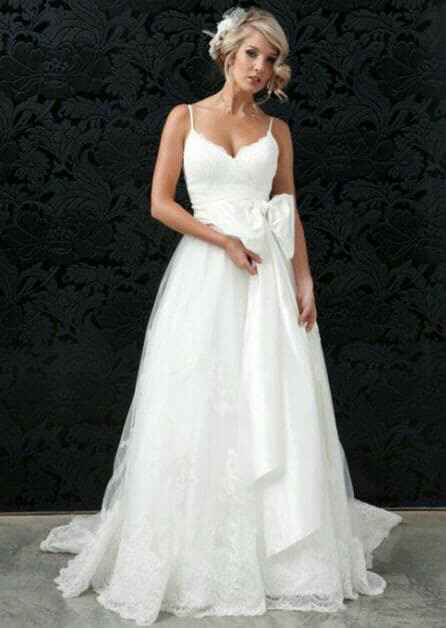 Vestidos de novia con moño - 19