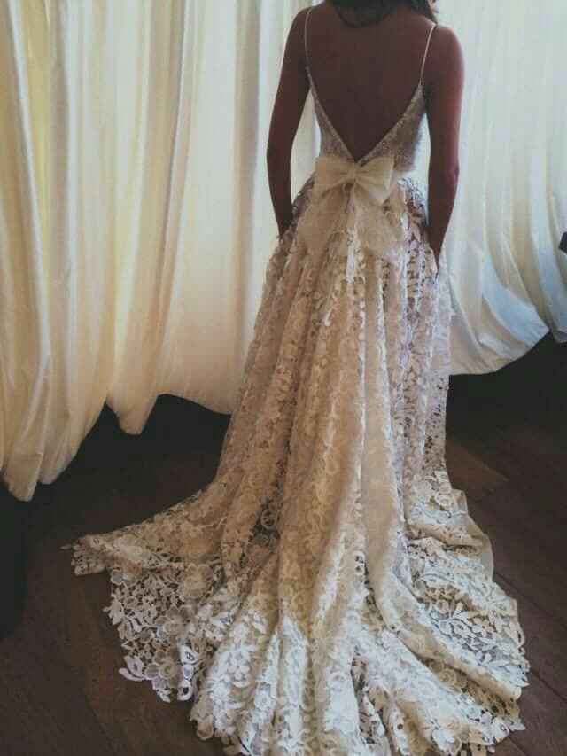Vestidos de novia con moño - 20