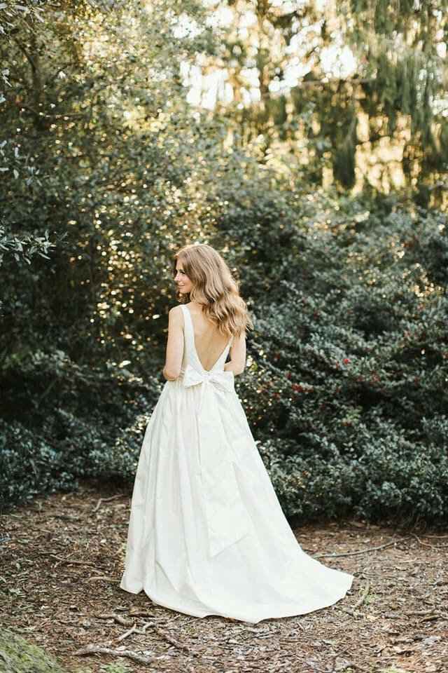 Vestidos de novia con moño - 22