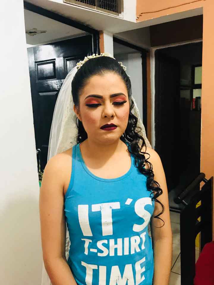 Prueba de maquillaje fallida 😂 - 1