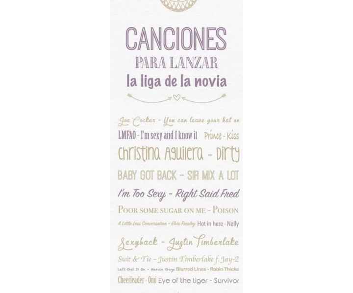 Canción para lanzar el ramo!!! - 1