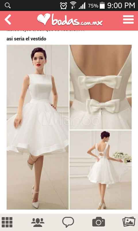 Ayuda  vestido para boda civil - 1