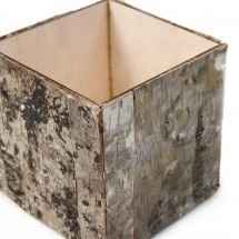 wood vase