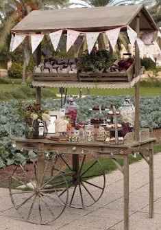 Carreta con antojitos o dulces