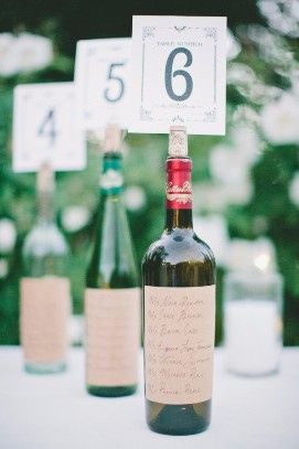 Numeración con botellas