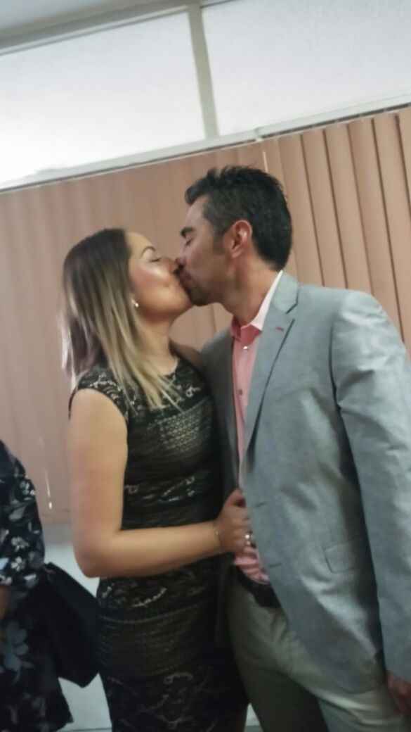 En nuestra boda por el civil