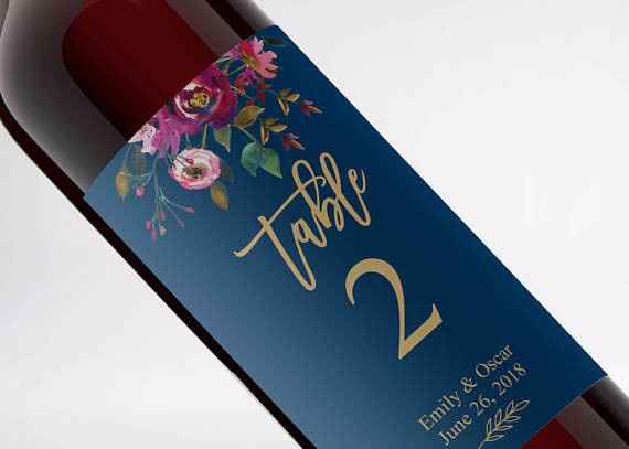 Numeración con botellas