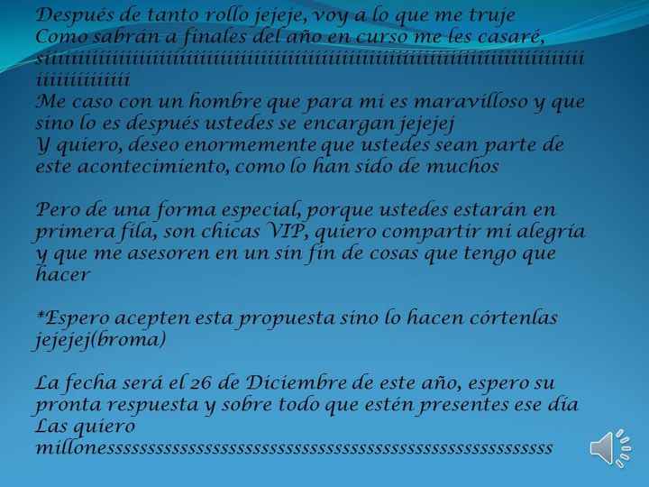 Ya tengo damas de honor - 4