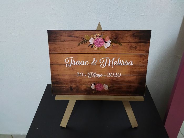 Letrero Save the Date 2