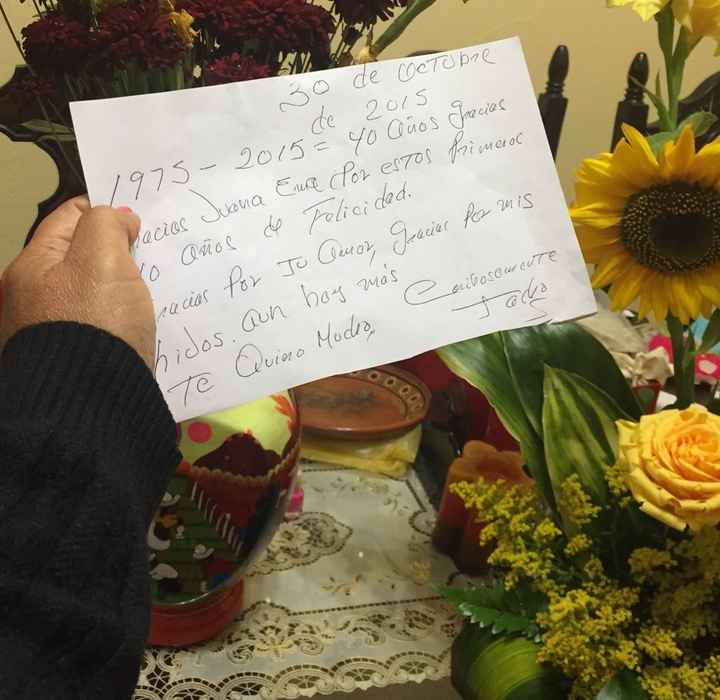Mensaje de amor 40 años - 2