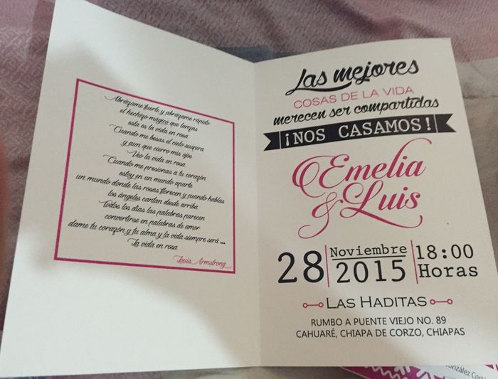 Boda tradicional - invitaciones - 2