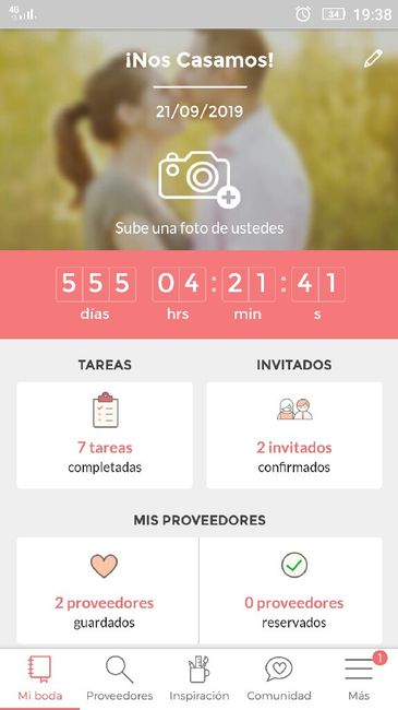 ¿Cuánto falta para que se casen? - 1