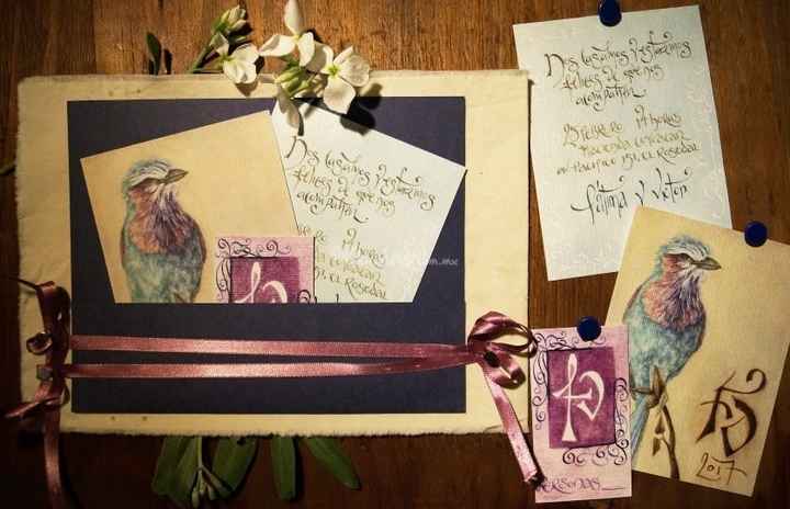 Invitaciones de boda los Cien florines