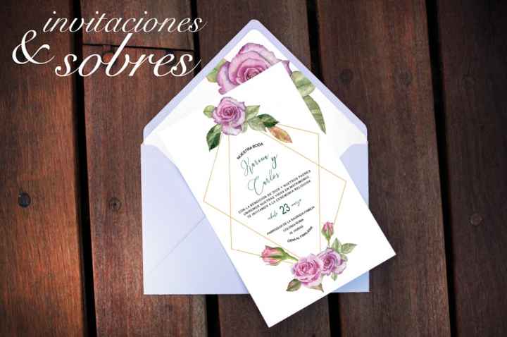 Muestra de Invitaciones & Sobres