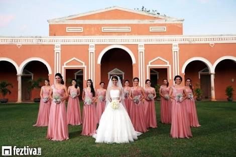 Vestidos damas rosa pastel!! - 4