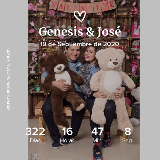 Contador a 50 días ❤🙊 2