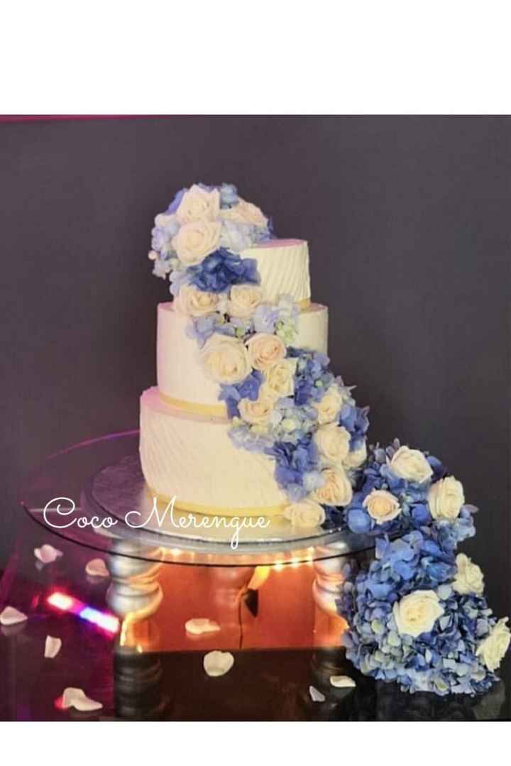 Pasteles de boda con flores - 1