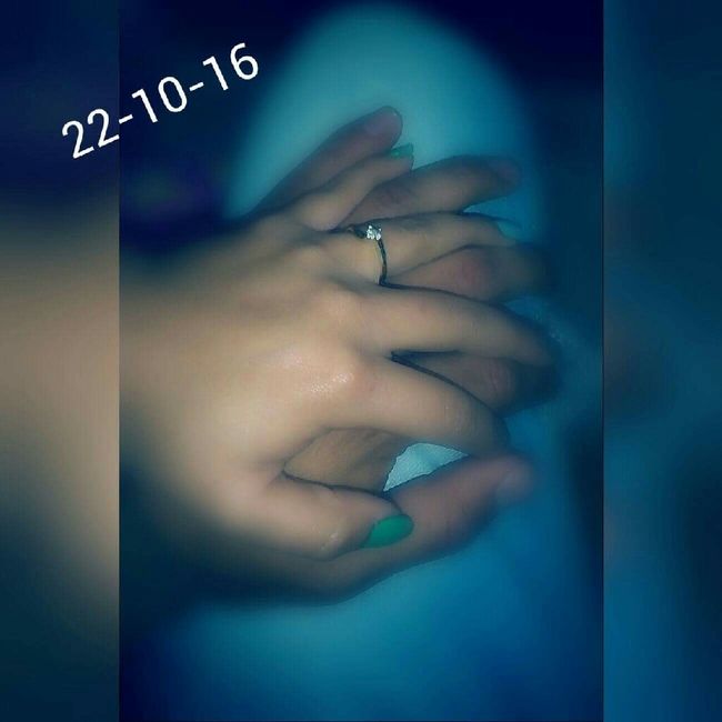 Fotos lindas con su anillo de compromiso - 1