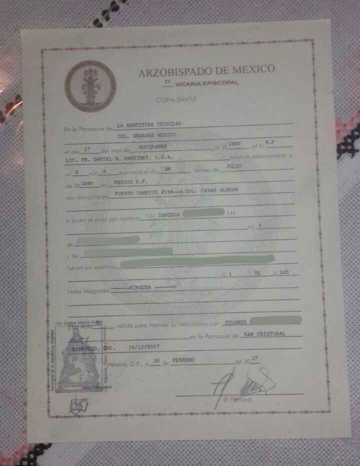 Fe actualizada