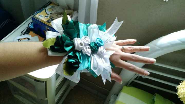 Corsages diy terminados! ✔ - 3