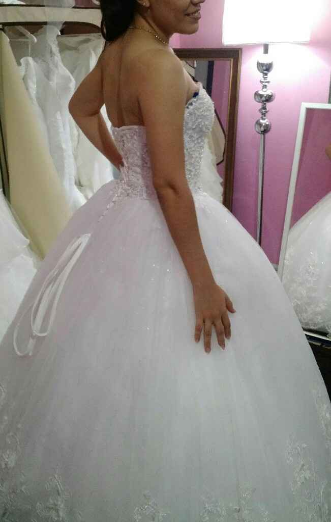 Y así le dije que ¡si a mi vestido de novia! 👰 - 4
