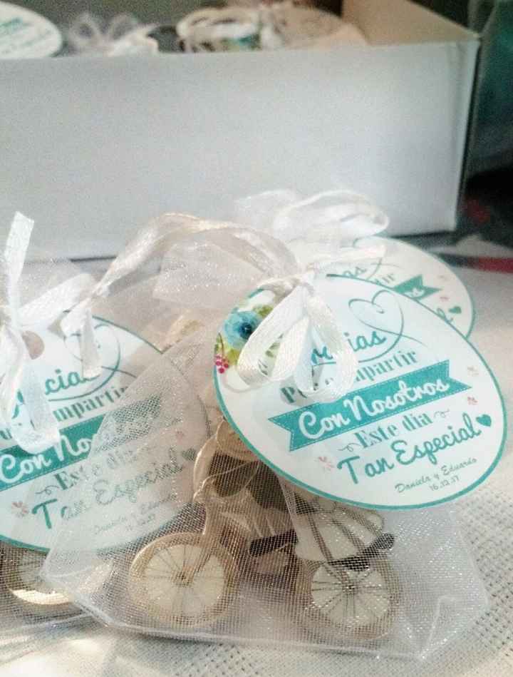 Finalmente así quedaron en sus bolsitas con etiqueta