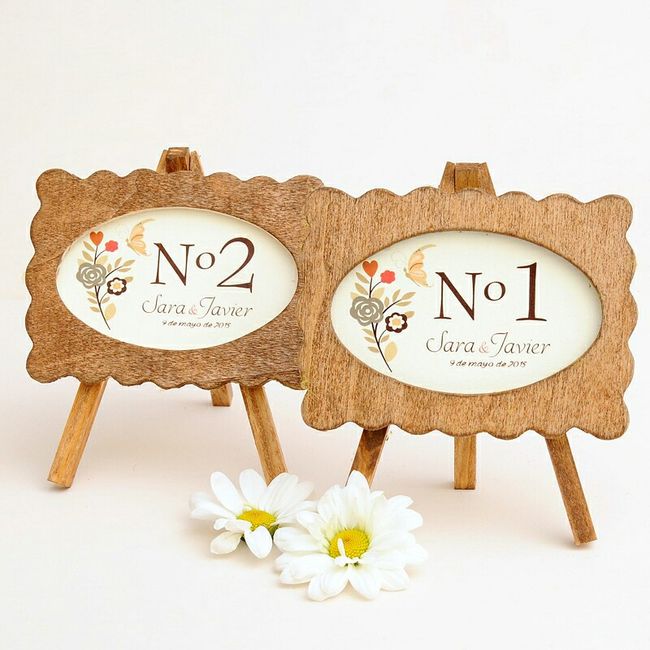 Diy numeros de mesa - 1