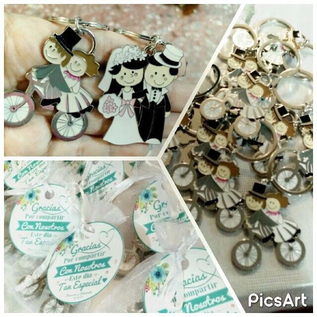 Llaveros de novios