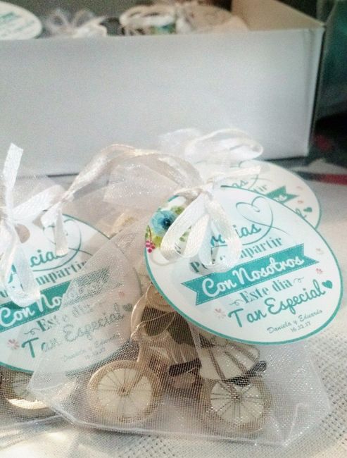 Finalmente así quedaron en sus bolsitas con etiqueta