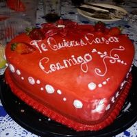 El pastel que lleve el dia en que fui a pedir la mano de mi amor