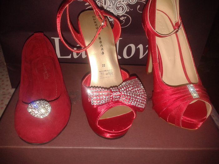 mis tres hermosos zapatos
