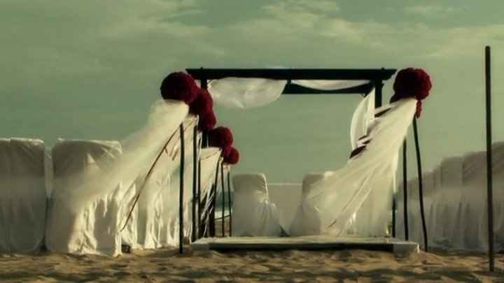montaje de playa