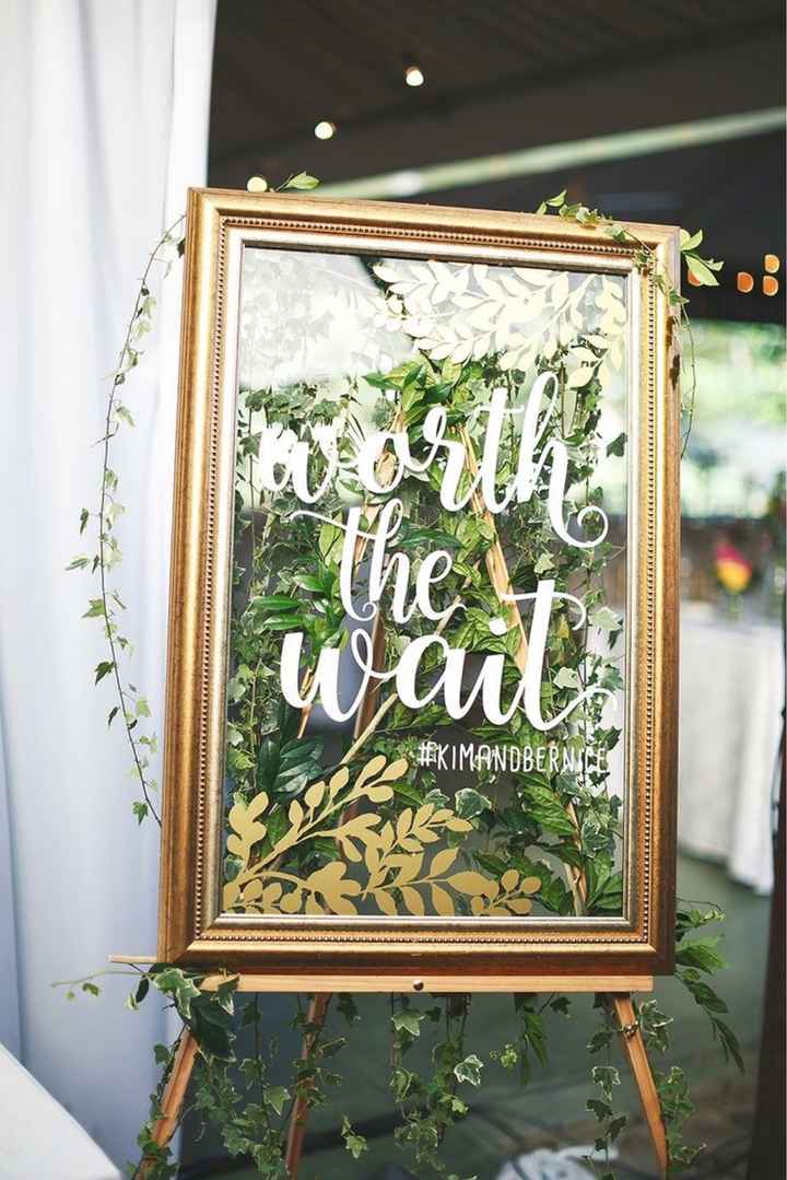 Letreros de recibimiento - 1