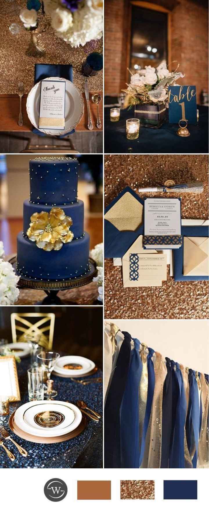 Mi inspiración: navy blue & gold ✨ - 9