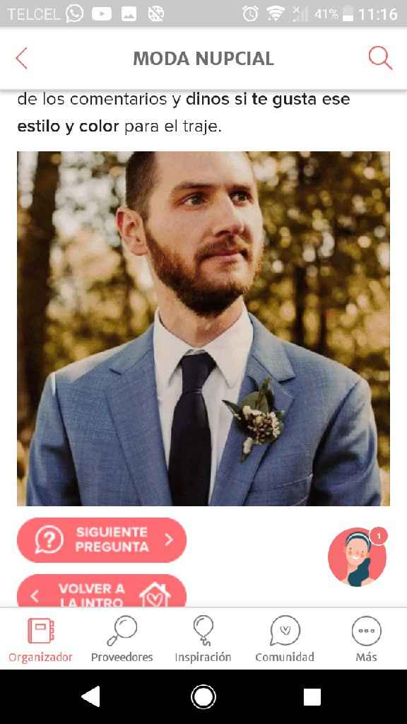 Haz screenshot y descubre el look de novio - 1
