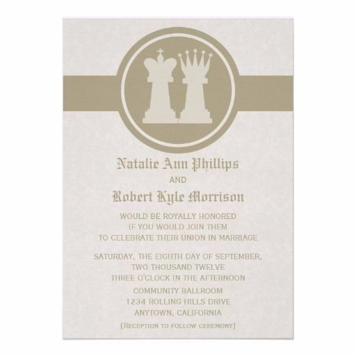 Opción de invitaciones  Queen and King