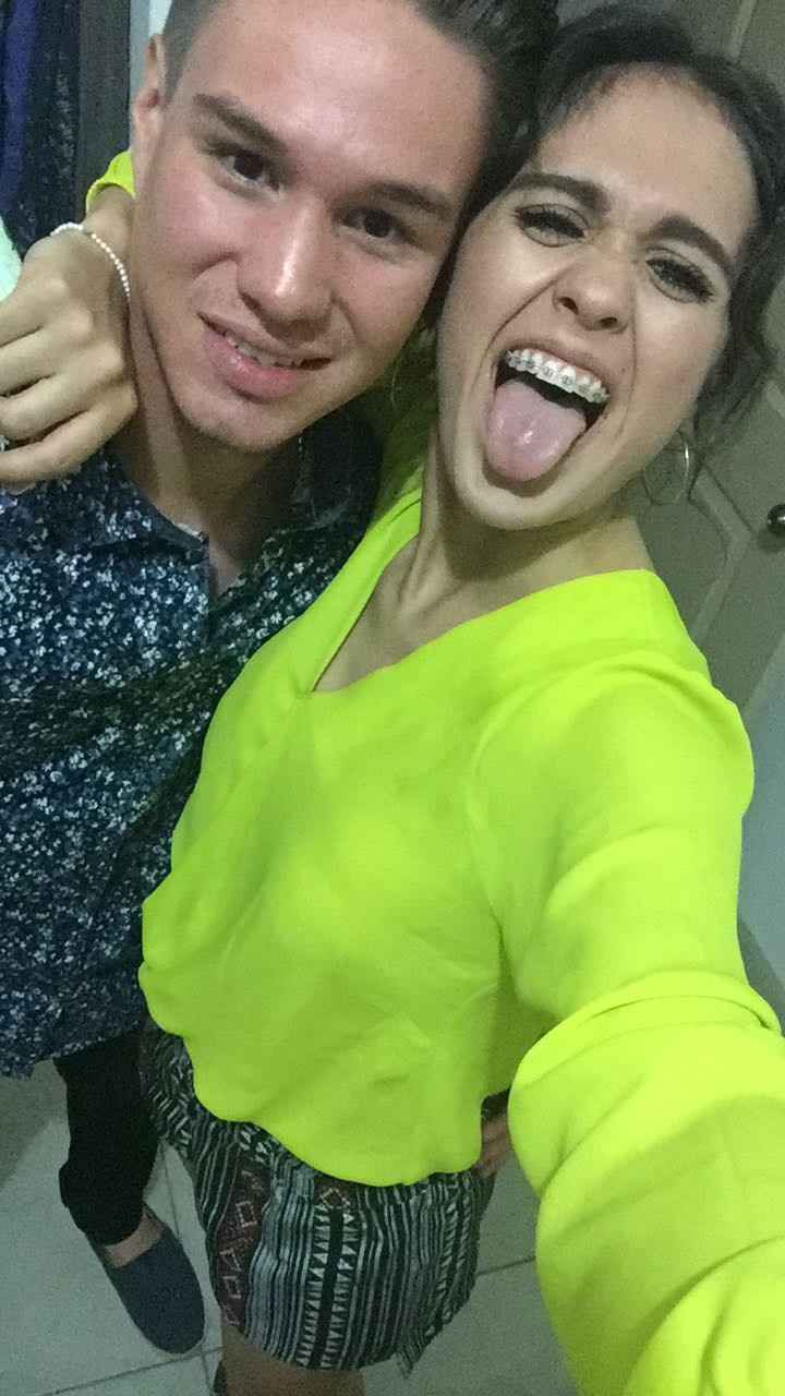 Nuestra primer foto juntos♥ L&C