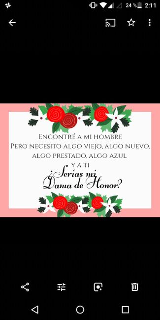 Novias! Ayuda, cómo pedir por mensaje que sean tus damas? - 1