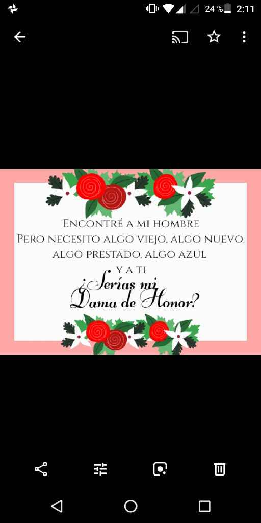 Novias! Ayuda, cómo pedir por mensaje que sean tus damas? - 1