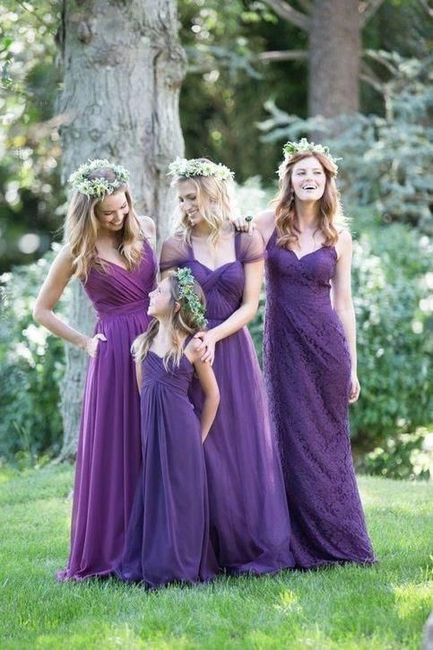 Vestidos👗 damas en color morado 💜💜💜 1