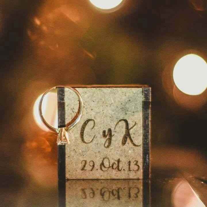 anillo  la fecha que esta ahi es por que ese dia nos hicimos novios 