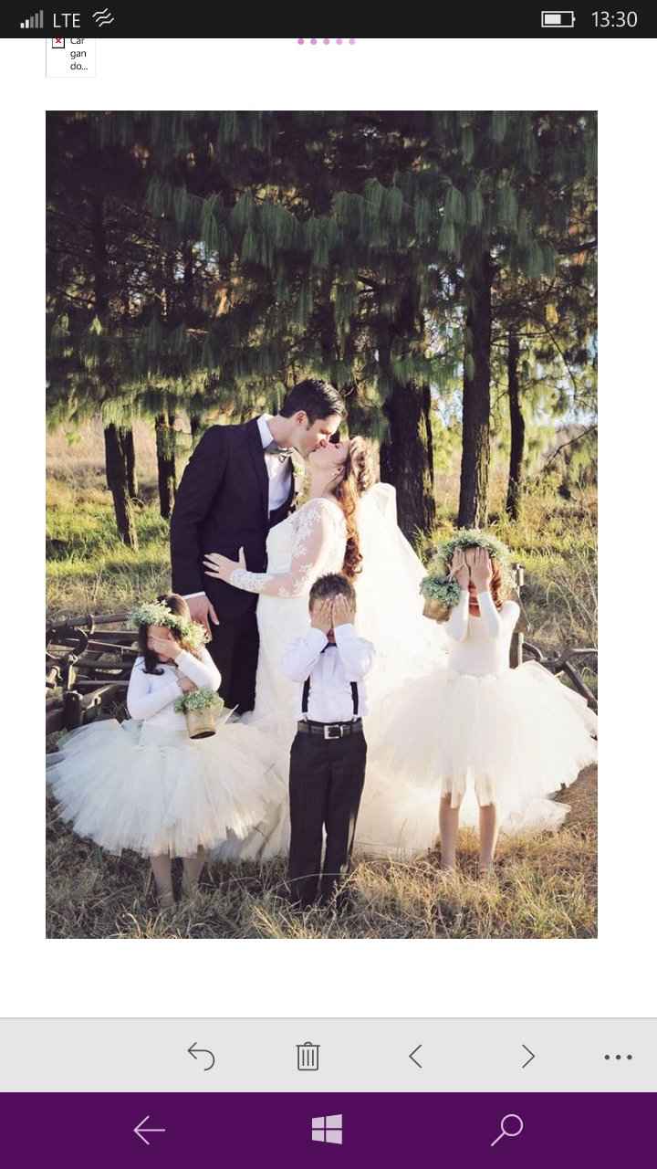 Hijos en foto de boda - 4