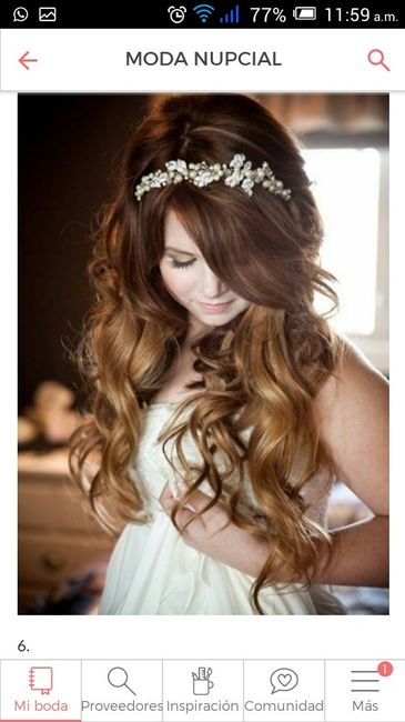 "mi novio me imagina con este look de novia" - 6